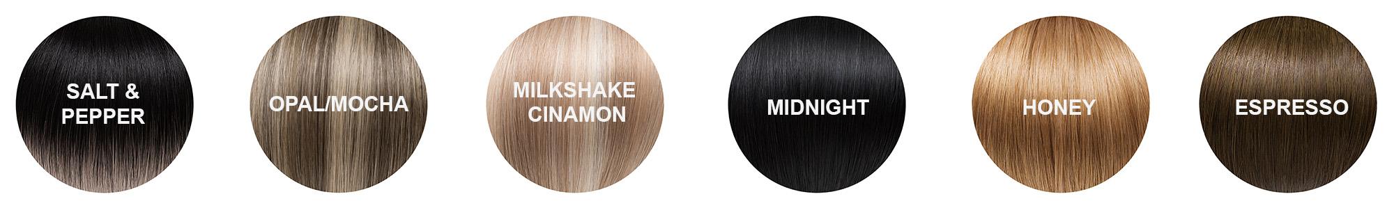 More hair extension colours