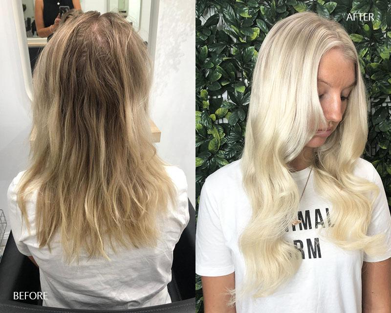 Hair Transformations - House of Lox, Sydney. Sydney Colour & Hair Extensions